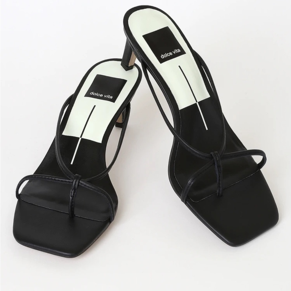Kayden Black Leather Strappy High Heel Sandals
Dolce Vita